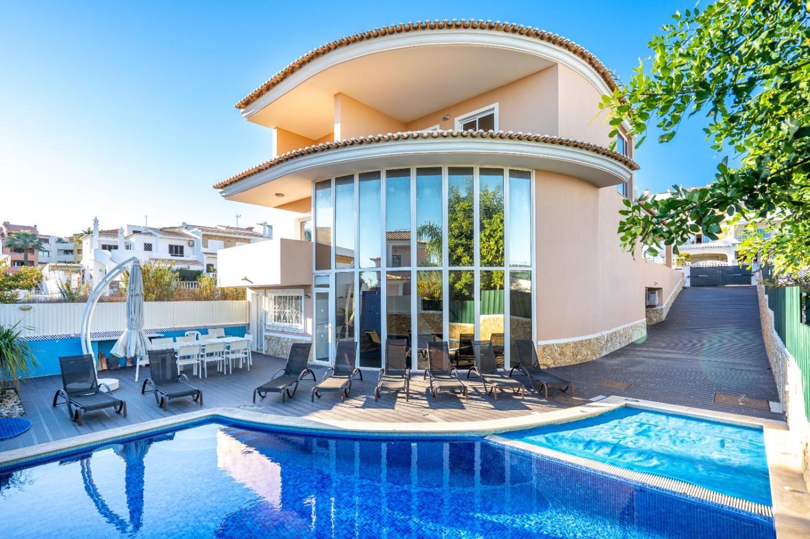 Full Private 300Sqm Villa Jacuzzi Heated Pool Ideal & Quiet Location Albufeira Exterior foto